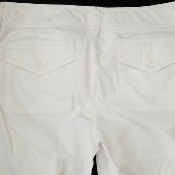 Limited whote cotton bermuda shorts - Picture 3 of 3